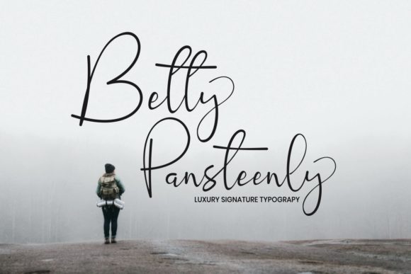 Betty Pansteenly: A Charming Script Font