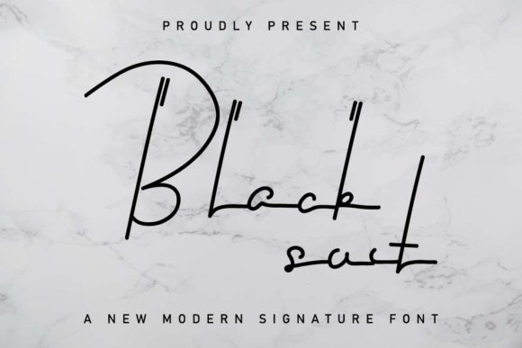Black Suit: A Charming Font for Elegant Branding