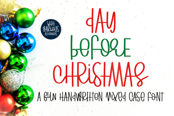 Day Before Christmas: A Versatile Font for Engaging Campaigns