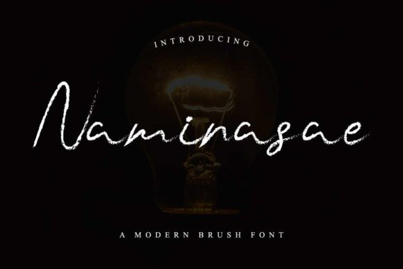 Discover Naminasae: A Versatile Handwritten Font for Designers