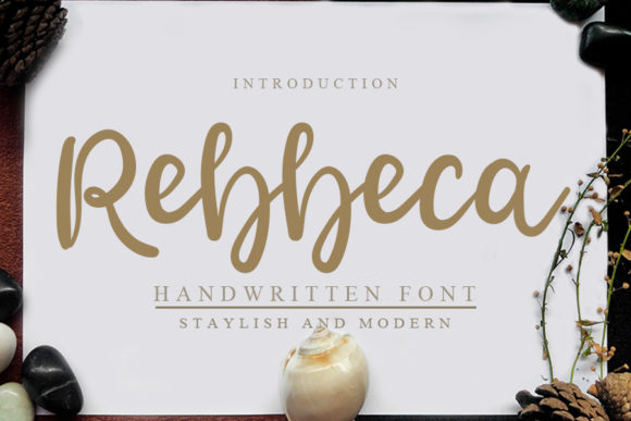 Discover the Elegance of Rebbeca: A Handwritten Font for Web Design