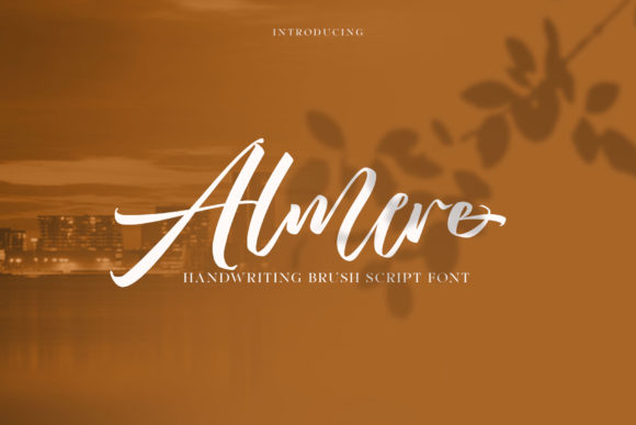 Discovering Almere: A Handwritten Font for Elegant Editorial Design