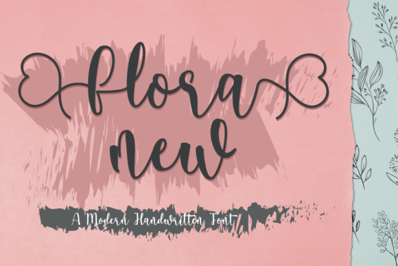 Discovering Flora: A Charming Script Font for Editorial Design