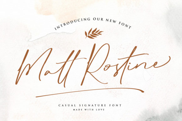 Discovering Matt Rostine: A Font for Elegant Editorial Design