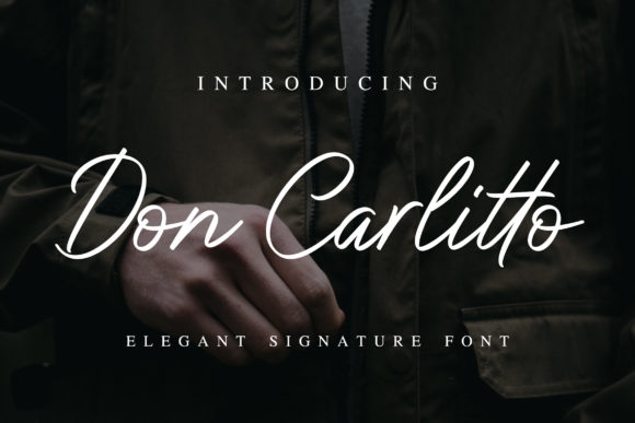 Don Carlitto: Elevate Your Brand with This Elegant Script Font