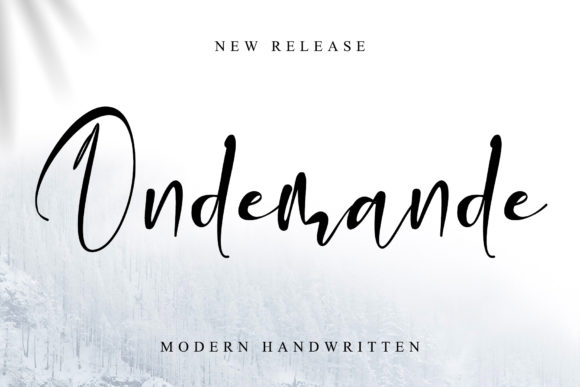 Elevate Your Craft with Ondemande: A Premium Script Font