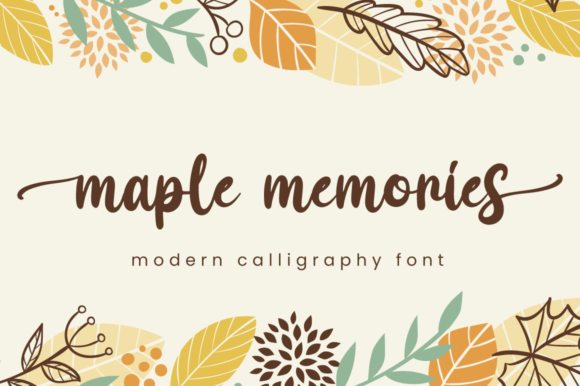 Elevate Your Editorial Design with Maple Memories Font