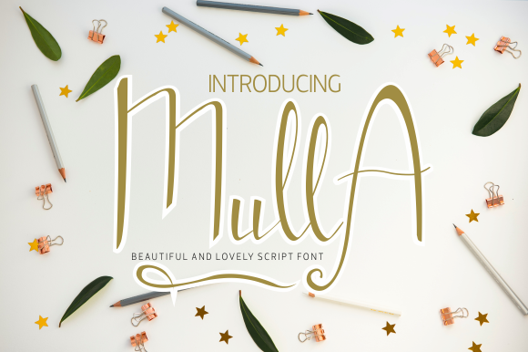 Elevate Your Editorial Design with Mulla, the Handwritten Font
