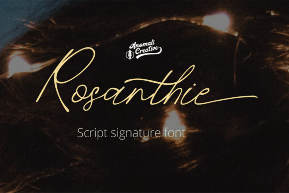 Elevate Your Editorial Design with Rosanthie Font