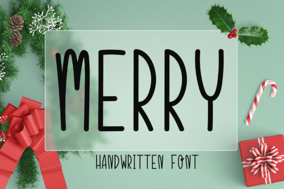 Enhance Your Brand with Merry: A Charming Handwritten Font