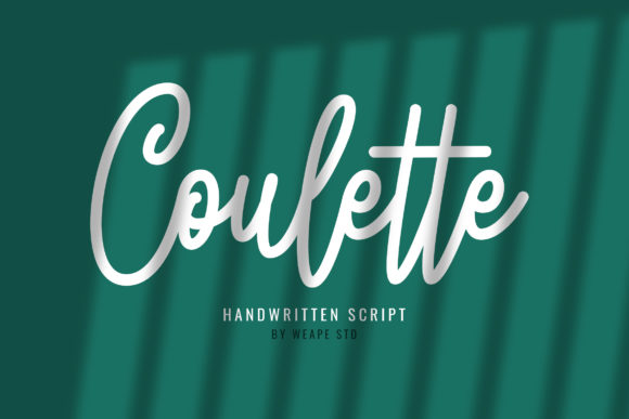 Enhance Your Campaigns with Coulette, the Elegant Script Font