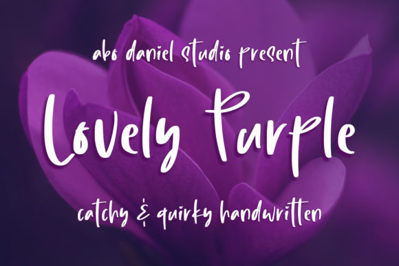 Enhance Your Campaigns with Lovely Purple Font