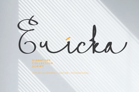 Ericka: A Script Font with Elegance and Edge