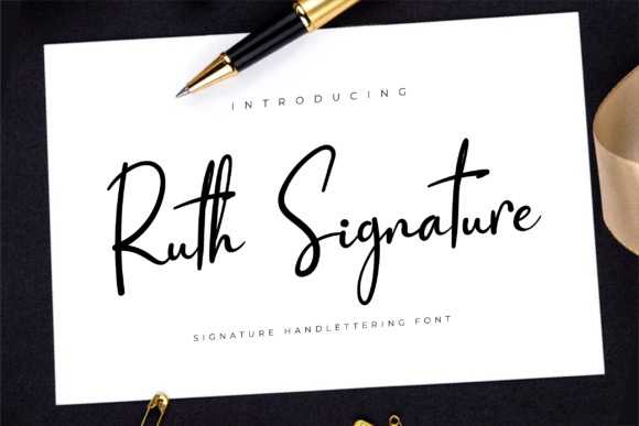 Exploring Ruth Signature: A Timeless Handwritten Font