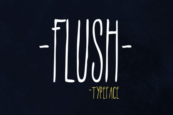 Flush: A Versatile Handwritten Font for Creative Branding