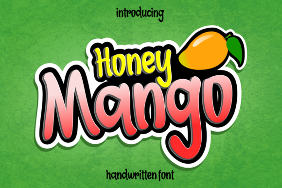 Honey Mango: A Sweet and Friendly Handwritten Font for Editorial Design