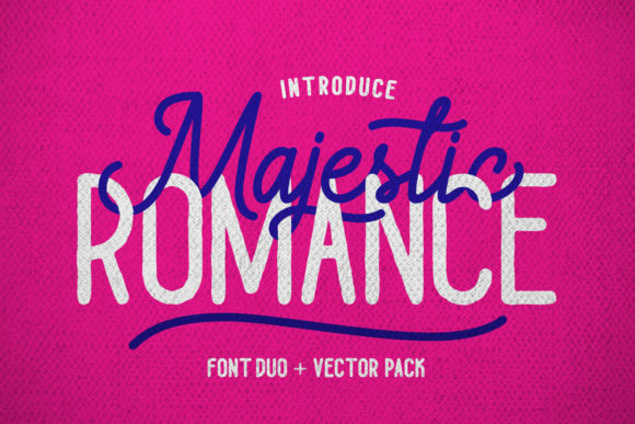 Majestic Romance: A Versatile Duo Font for Brand Design
