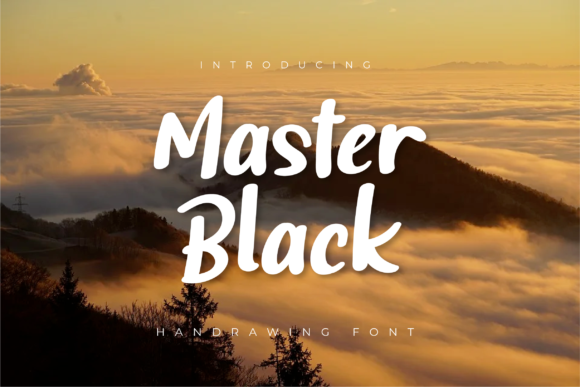 Master Black: The Perfect Handwritten Font for Crafters