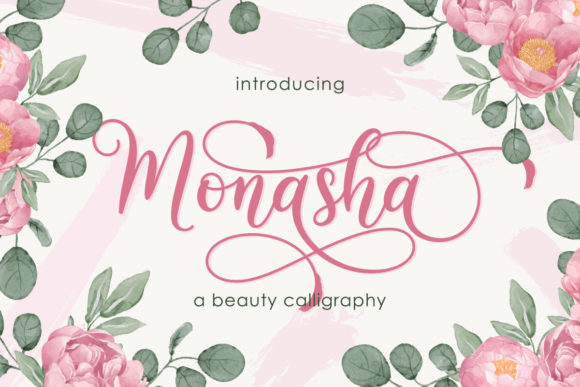Monasha: An Elegant Handwritten Font for Brand Design