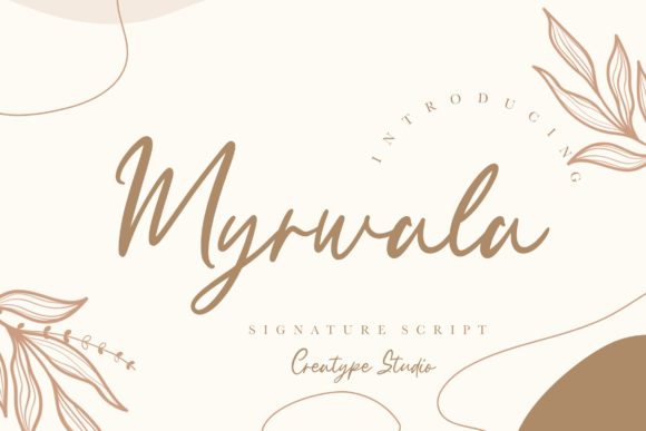 Myrwala: A Handwritten Font for Timeless Brand Impact