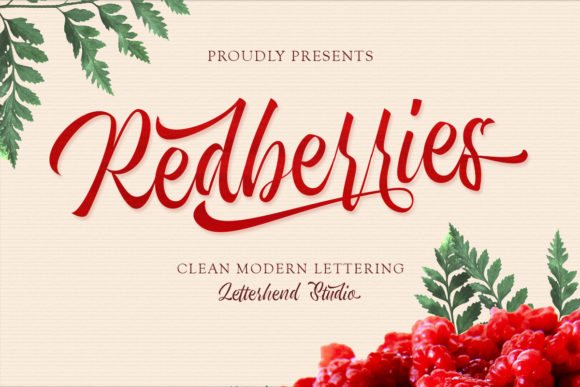 Redberries: A Handwritten Font for Elegant Web Design