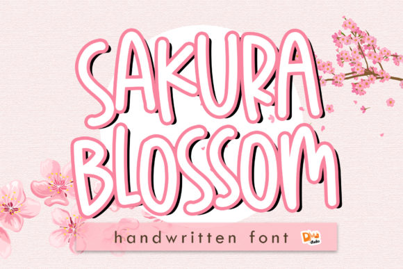 Sakura Blossom: A Handwritten Font for Crafters and Creators