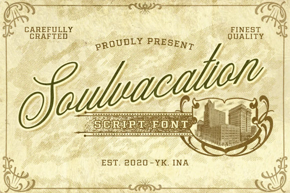 Soulvacation: A Handwritten Font for Elegant Editorial Design