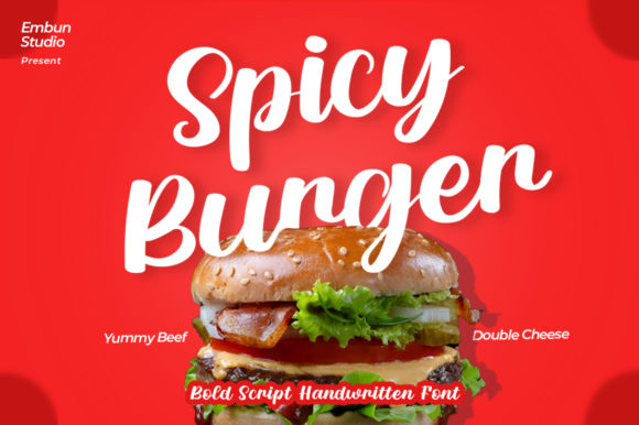 Spicy Burger: A Font for Elegant and Flowing Branding