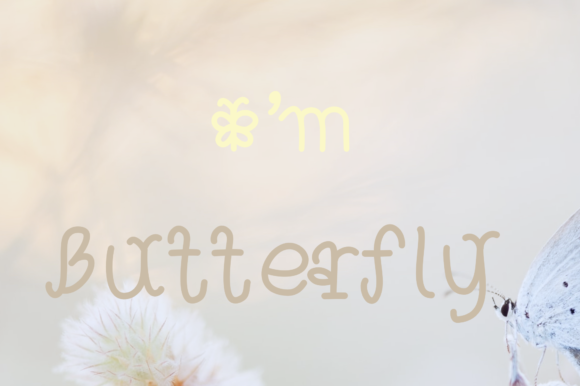 Transform Your Brand with I m Butterfly Font