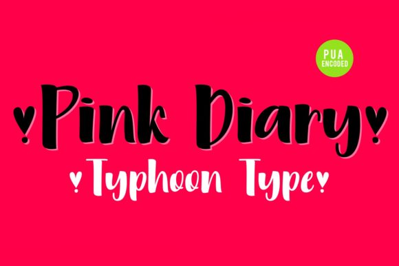 Transform Your Brand with Pink Diary: A Premium Script Font