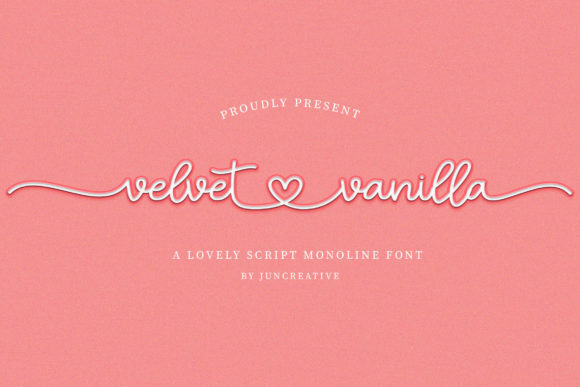 Velvet Vanilla: A Charming Script Font for Elegant Branding